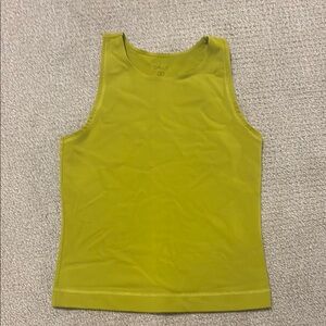 CALIA by Carrie Underwood Green Fitted Sleeveless Tank Top